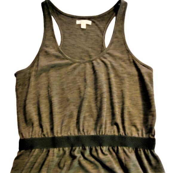 Urban Outfitters Silence + Noise Dress Olive Green Maxi Space Dye Size M - Picture 8 of 8